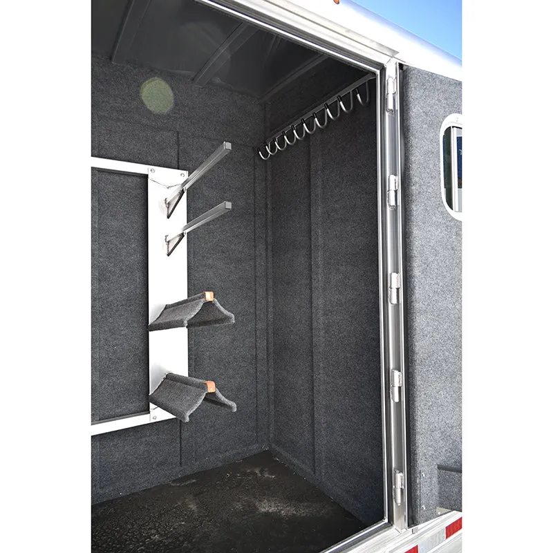 2025 Platinum Coach 4 Horse Gooseneck, Trainer's Tack Model Horse Trailer