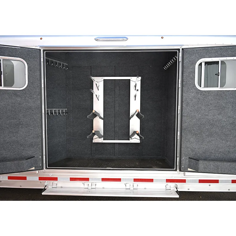 2025 Platinum Coach 4 Horse Gooseneck, Trainer's Tack Model Horse Trailer