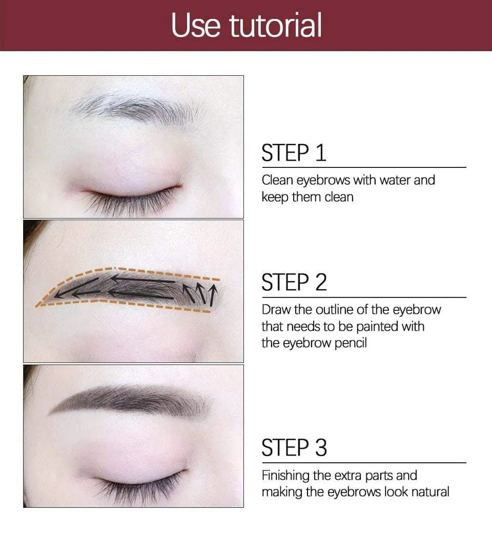 4 Colors Waterproof Microblading Pen