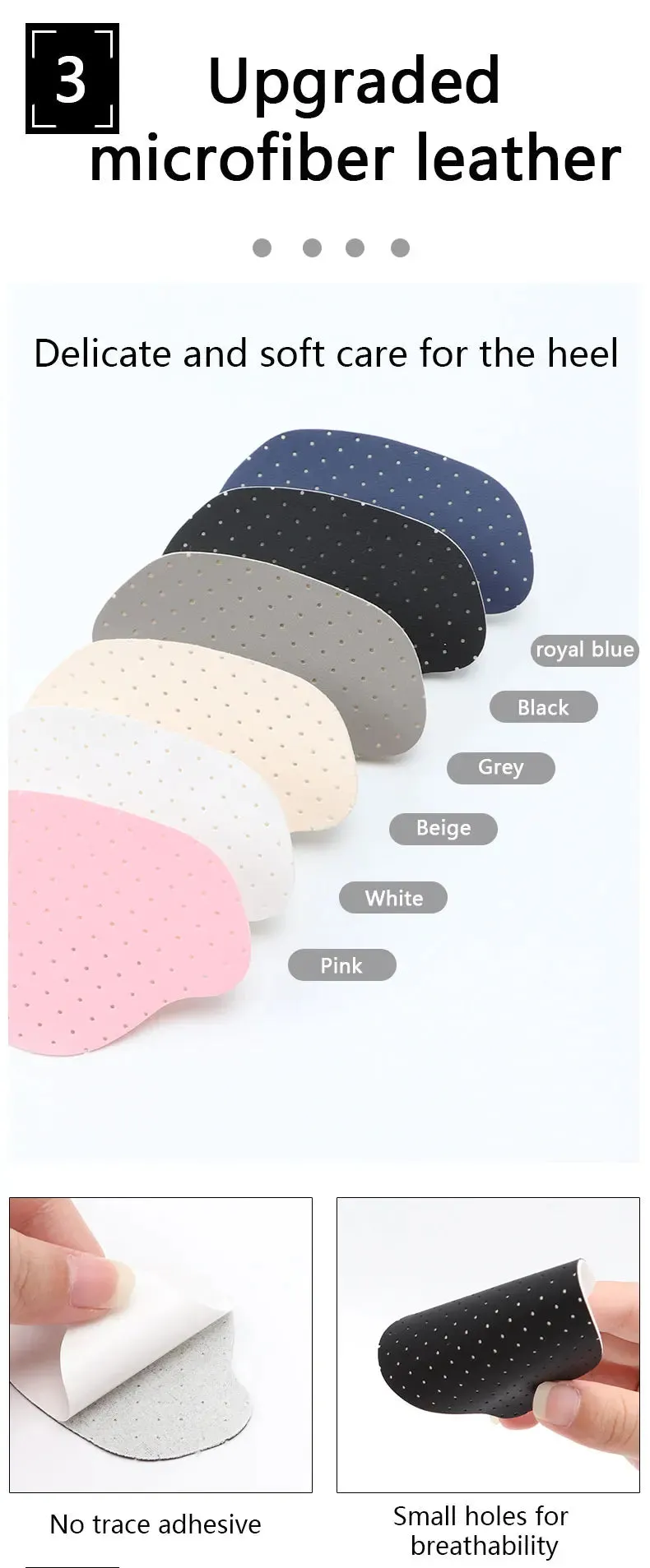 4Pcs Heel Repair Subsidy Sticky Shoes Hole Sneakers Insoles Patch Heel Pads Heels Sticker Protector Foot Care Anti-Wear Inserts