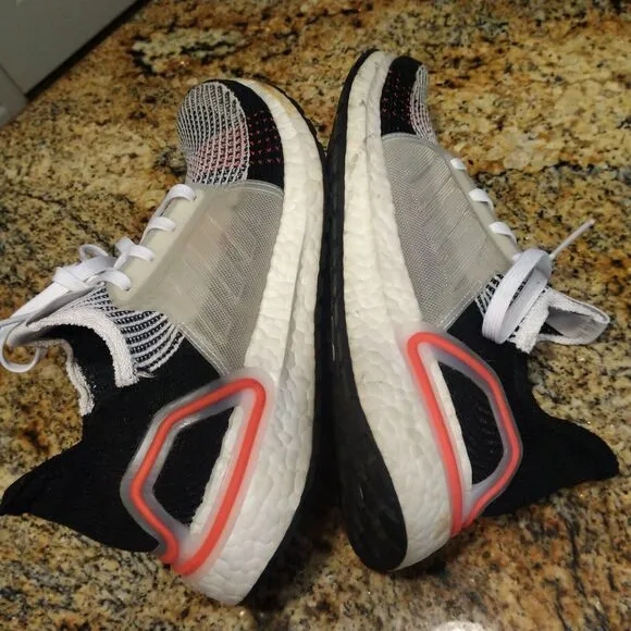 Adidas Ultra Boost 19 Trainers | US 7 | Cloud White Active Flyknit