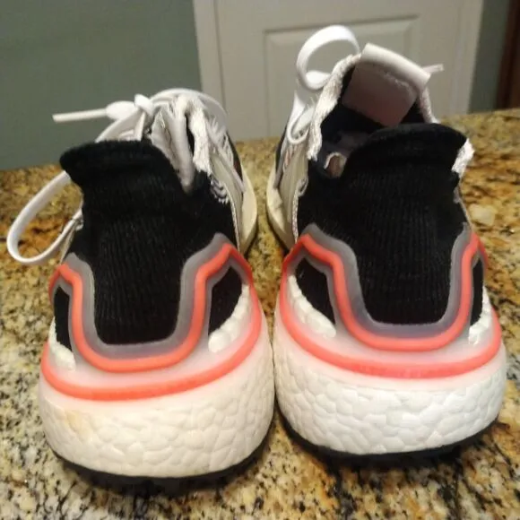 Adidas Ultra Boost 19 Trainers | US 7 | Cloud White Active Flyknit