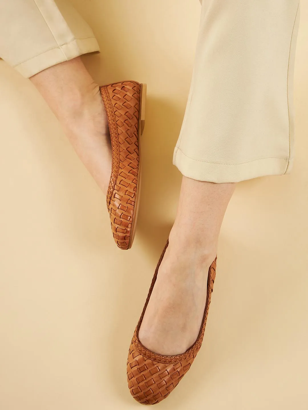Amaya Leather Flats