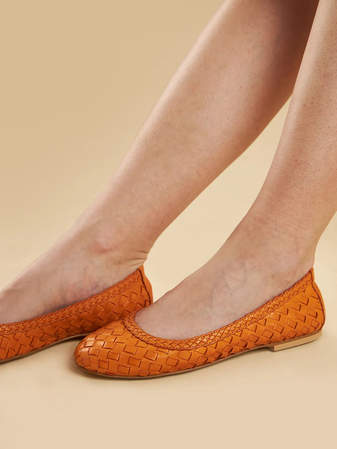 Amaya Leather Flats