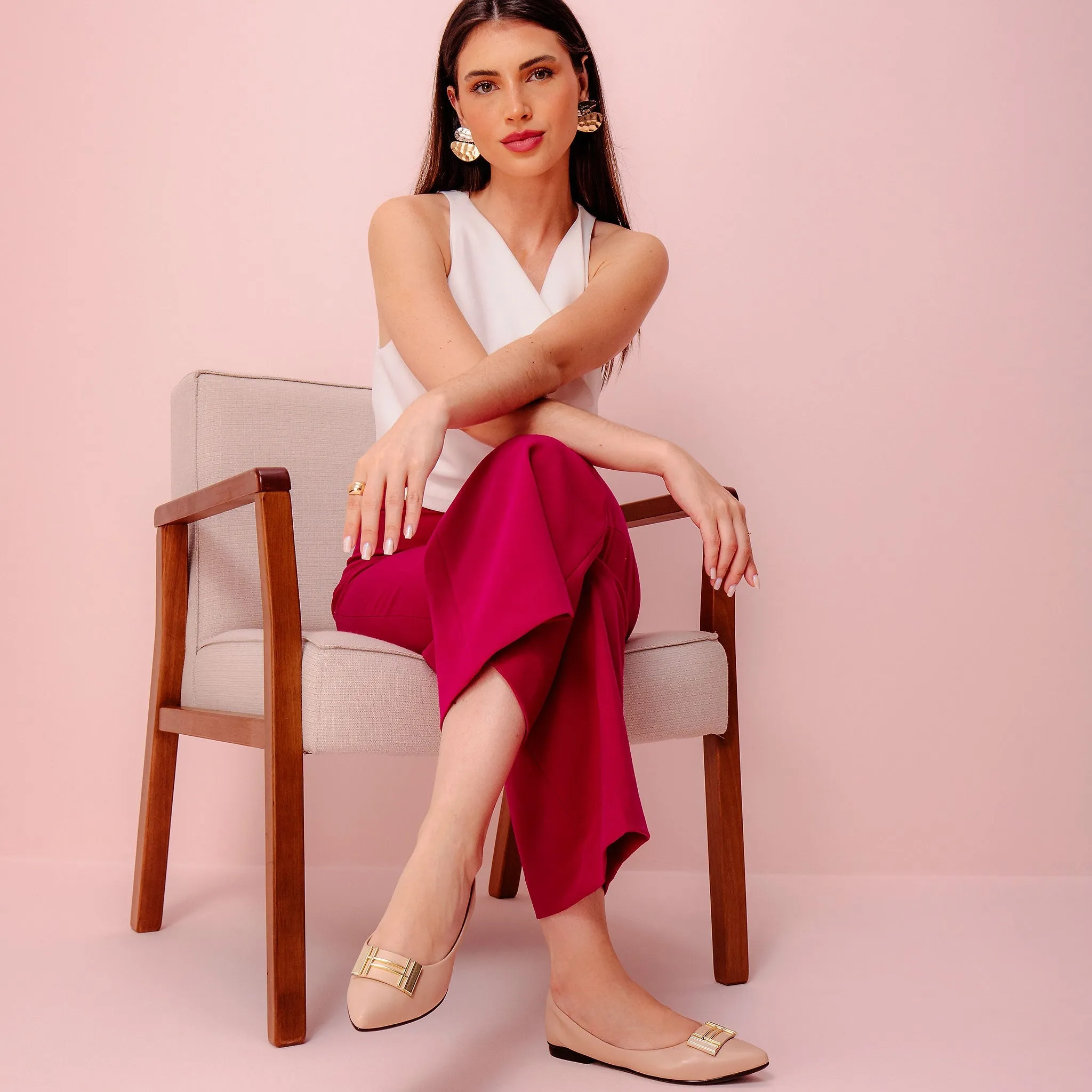 Analia Antique Pointed Toe Flats