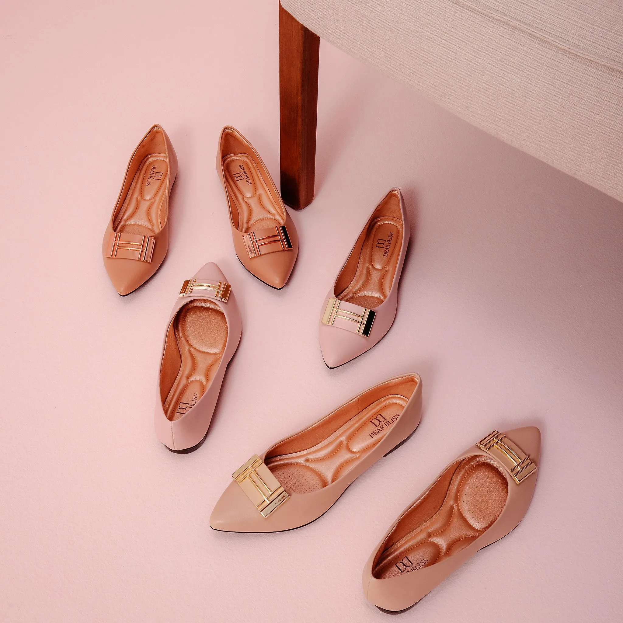 Analia Antique Pointed Toe Flats