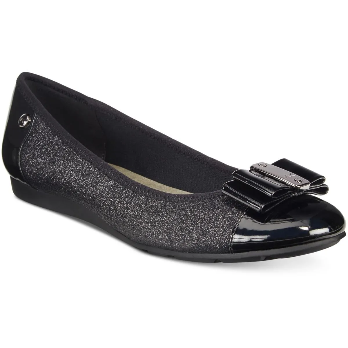 Anne Klein Sport Womens Akarica Sequined  Ballet Flats
