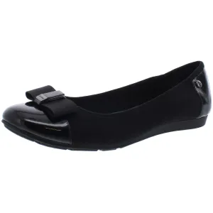 Anne Klein Sport Womens Alive Patent Slip On Ballet Flats