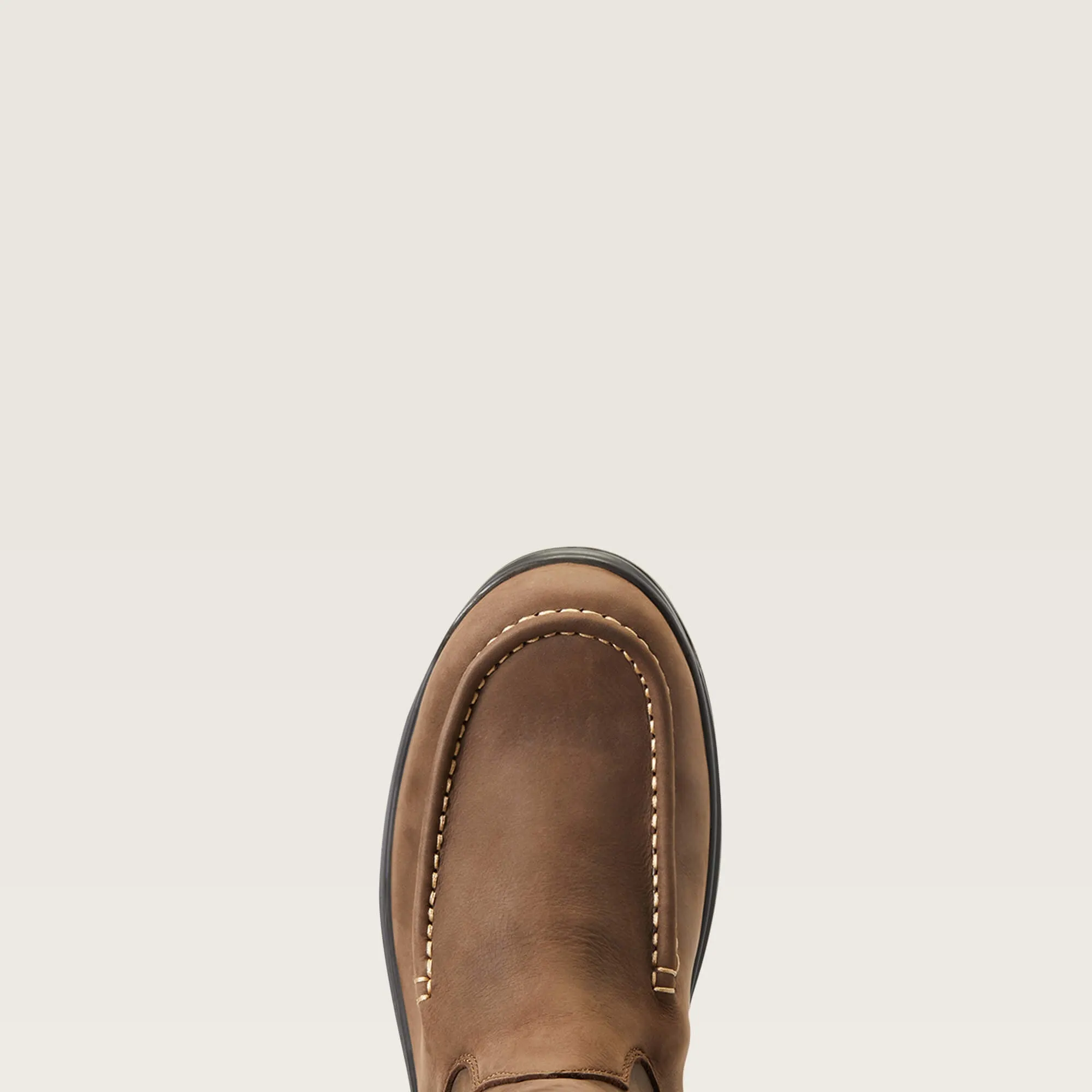 Ariat Men's Turbo Moc Toe Waterproof Western Work Boot - Mocha - 10040397