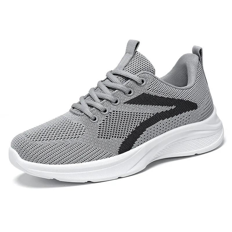 Athletic Shoes - Lace Up Mesh Breathable Athletic