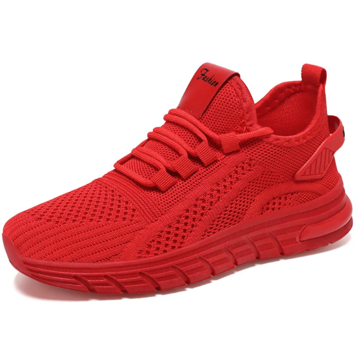 Athletic Shoes - Mesh Breathable Round Toe Athletic