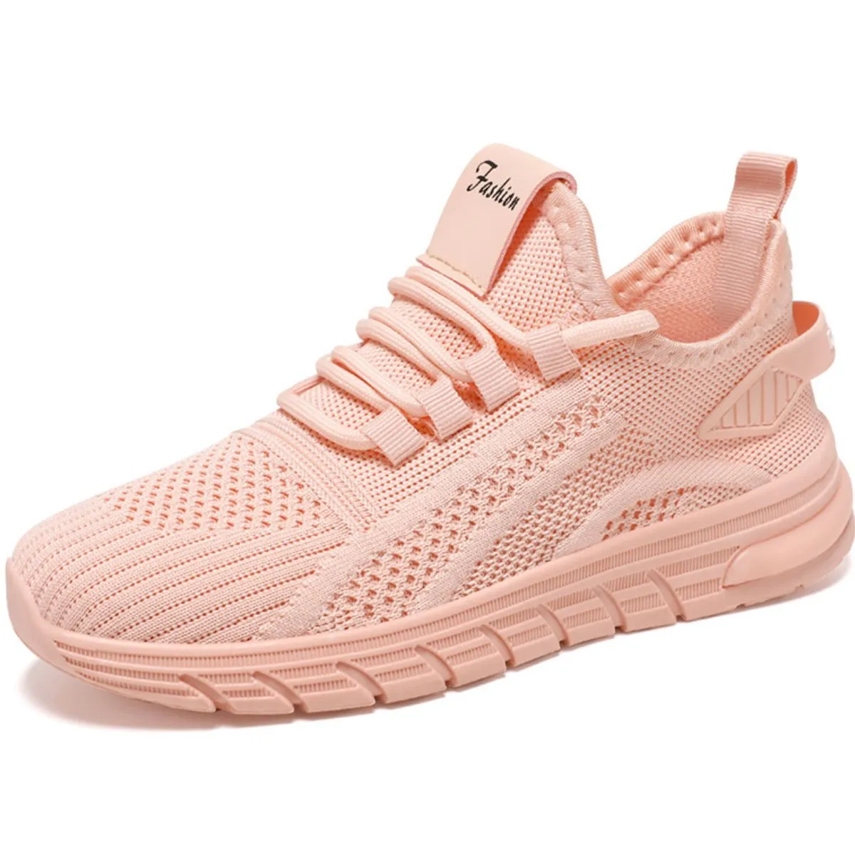 Athletic Shoes - Mesh Breathable Round Toe Athletic