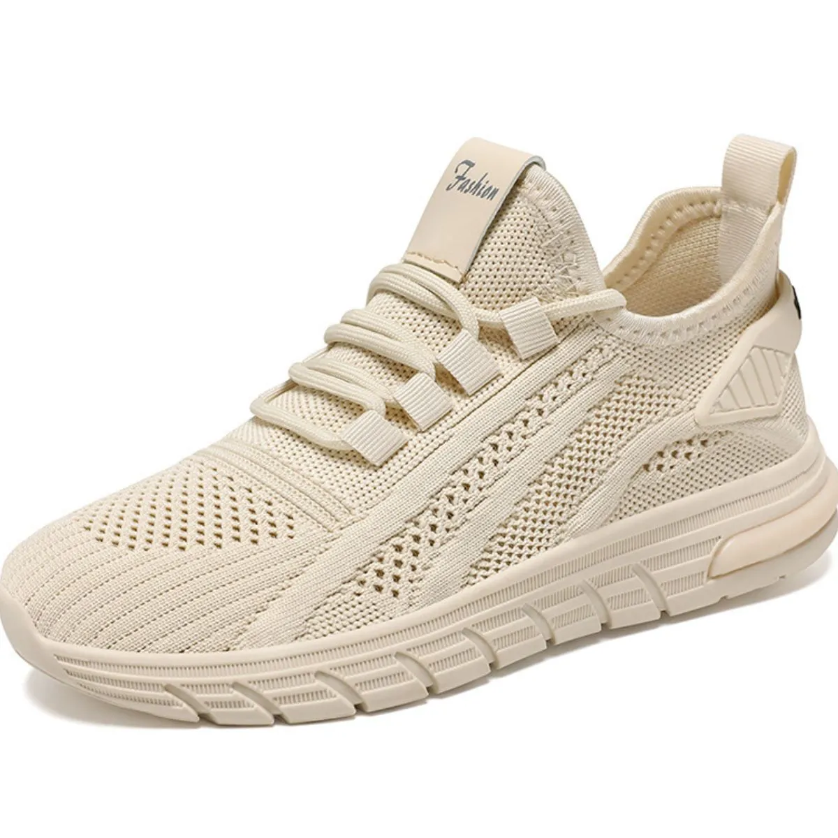 Athletic Shoes - Mesh Breathable Round Toe Athletic