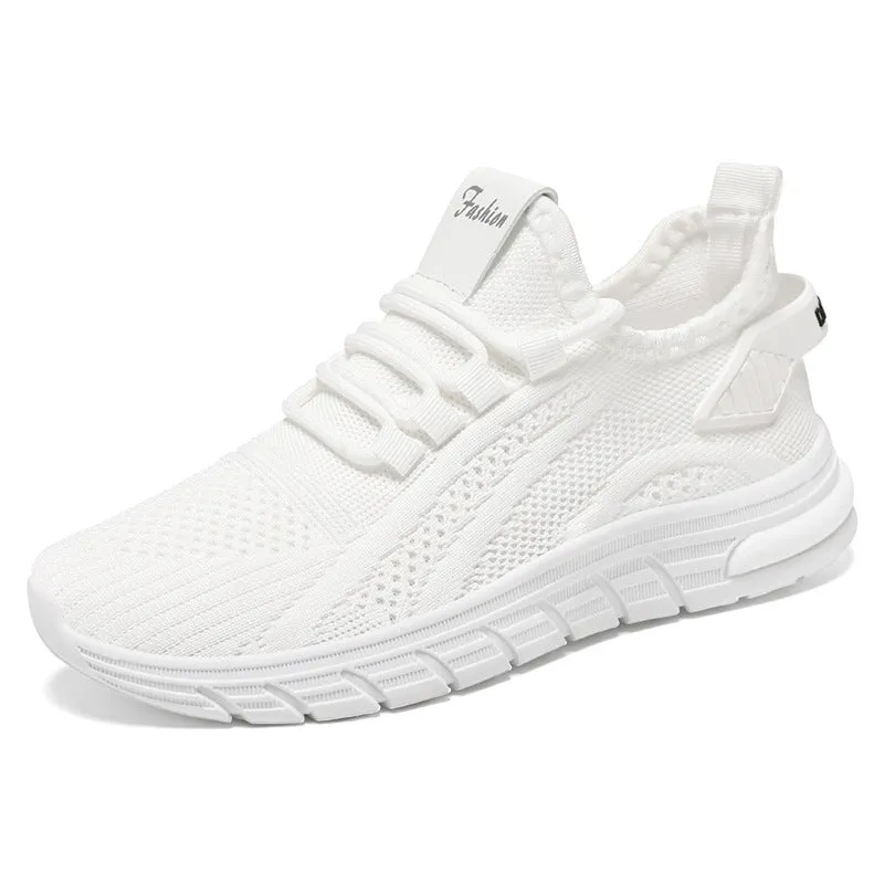 Athletic Shoes - Mesh Breathable Round Toe Athletic