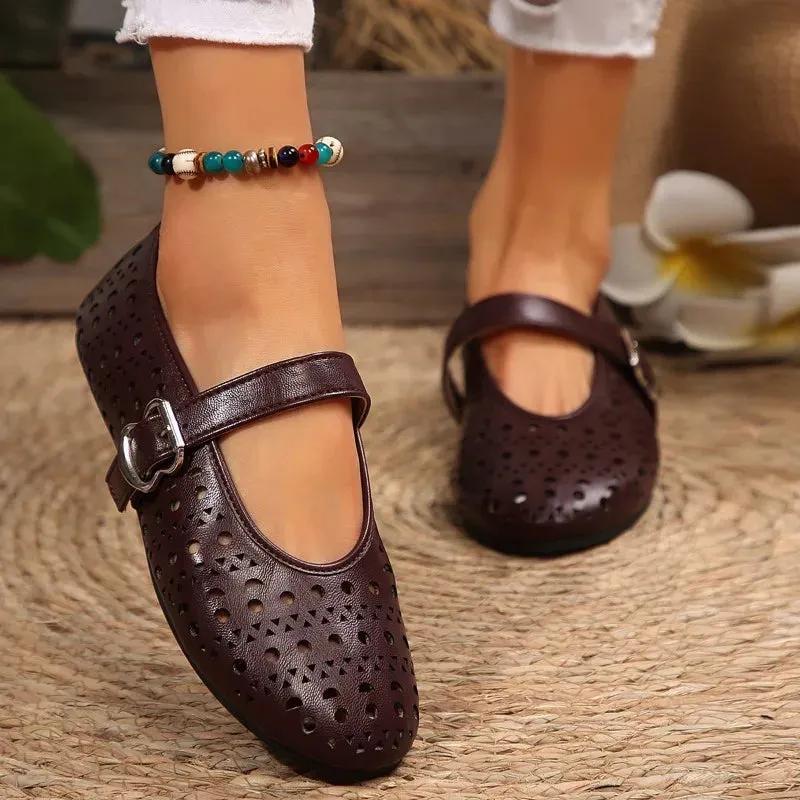 Avaline strap Flats