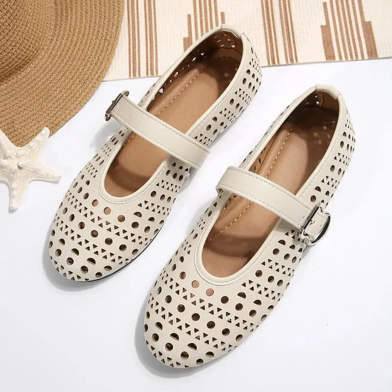 Avaline strap Flats
