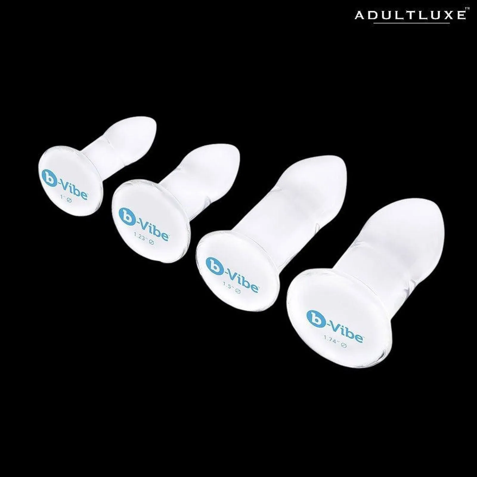 B-Vibe Glass Anal Dilators Set