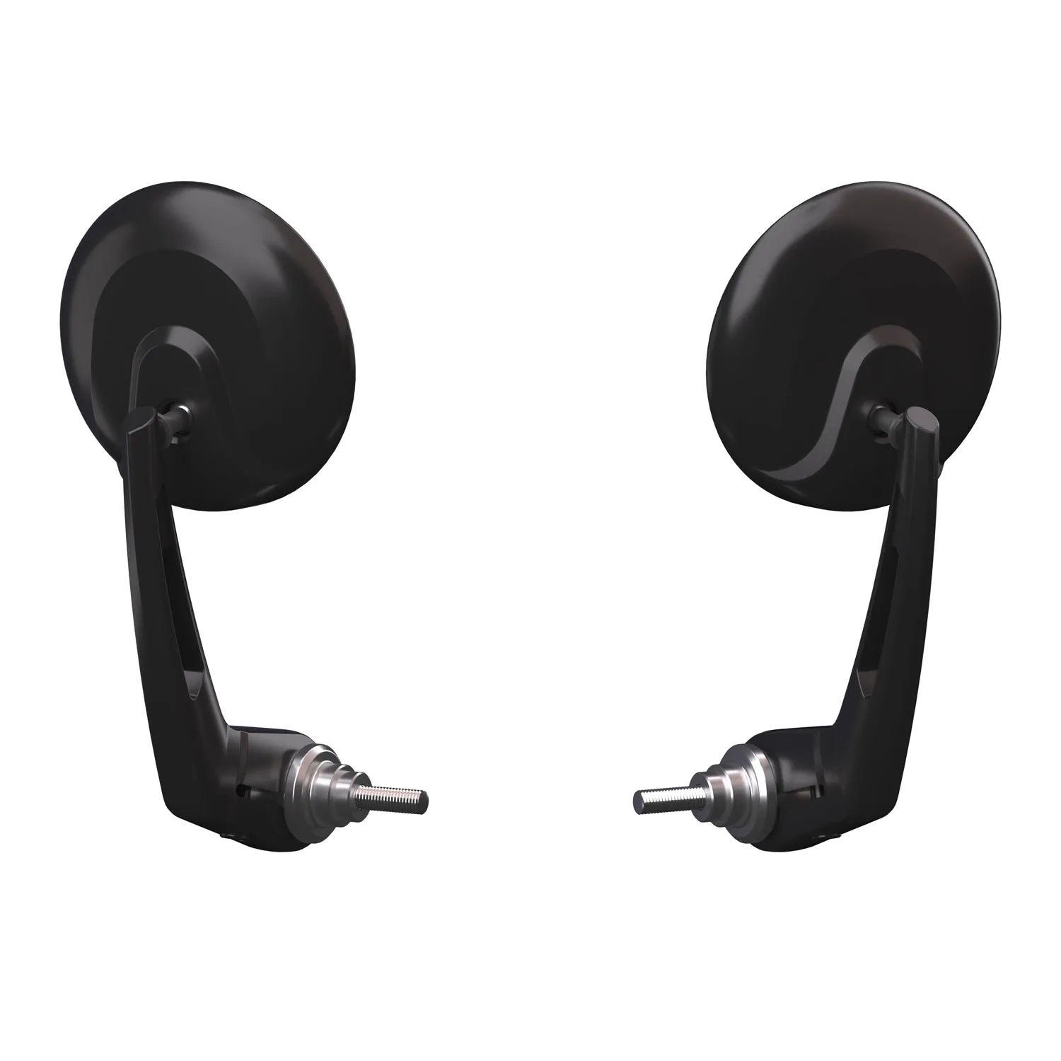 Bar End Mirrors in Black, Pair - 2891099-468