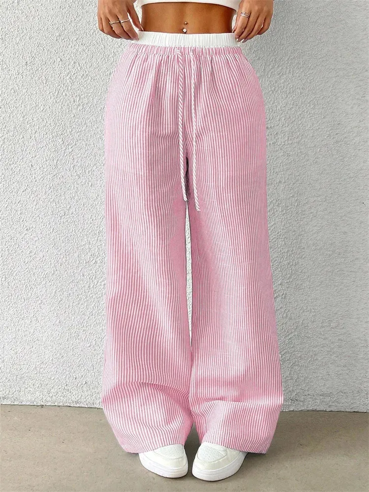 BB | Elegant  Spring Striped Trousers – Flattering Fit & Luxe Comfort