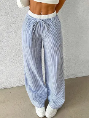 BB | Elegant  Spring Striped Trousers – Flattering Fit & Luxe Comfort