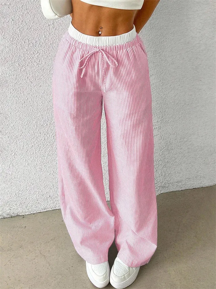 BB | Elegant  Spring Striped Trousers – Flattering Fit & Luxe Comfort