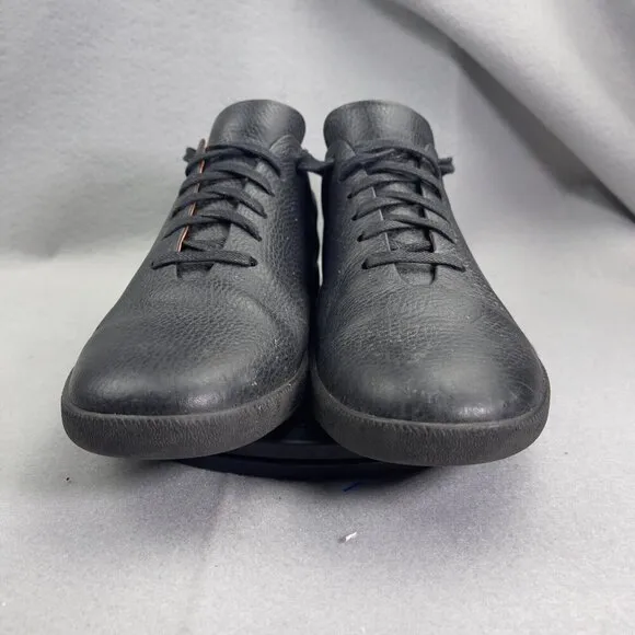 Beckett Simonon Geller Trainers Pebbled Black Leather Mens Size 10