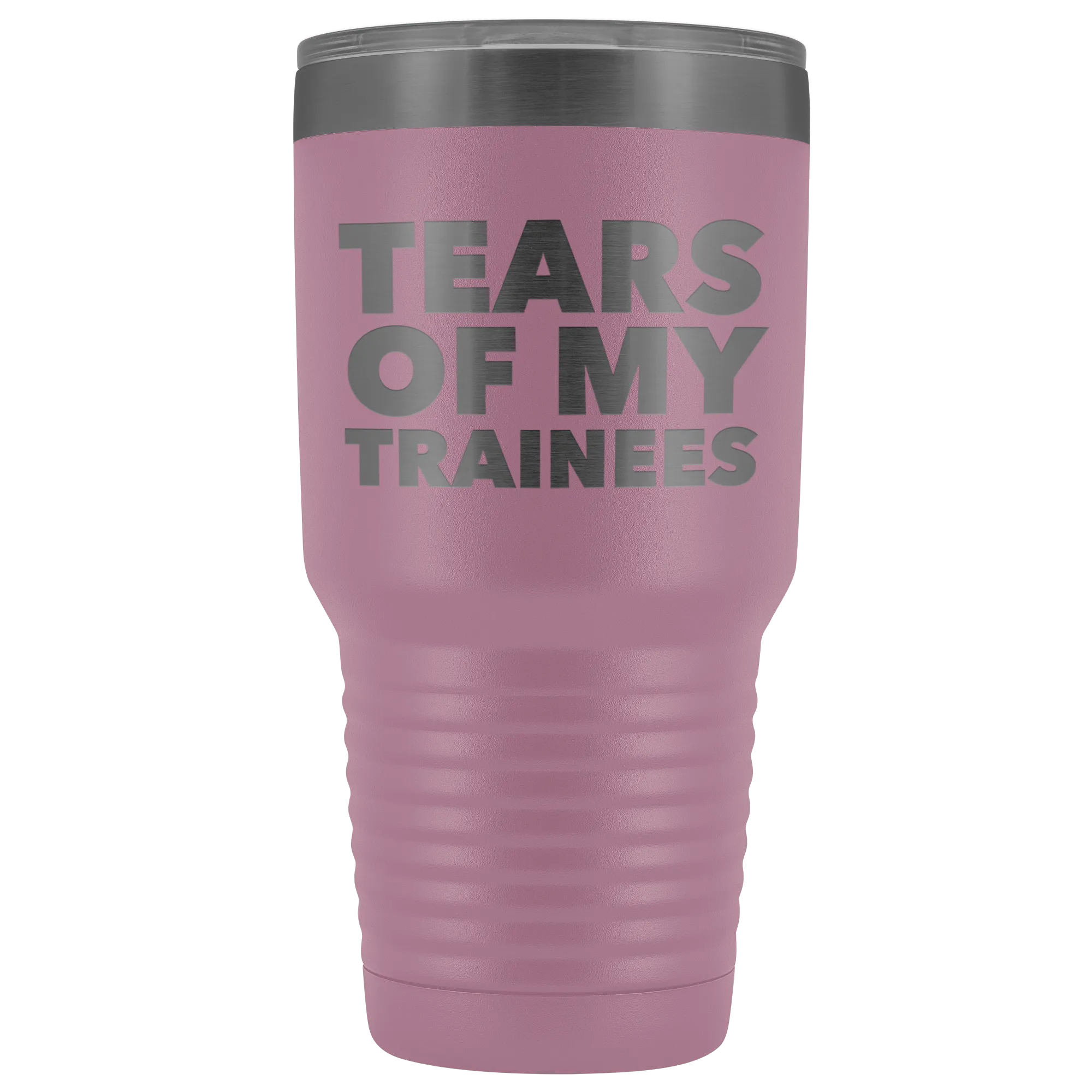 Best Work Trainer Gifts Tears of My Trainees Tumbler Funny Metal Mug Insulated Hot Cold Travel Coffee Cup 30oz BPA Free
