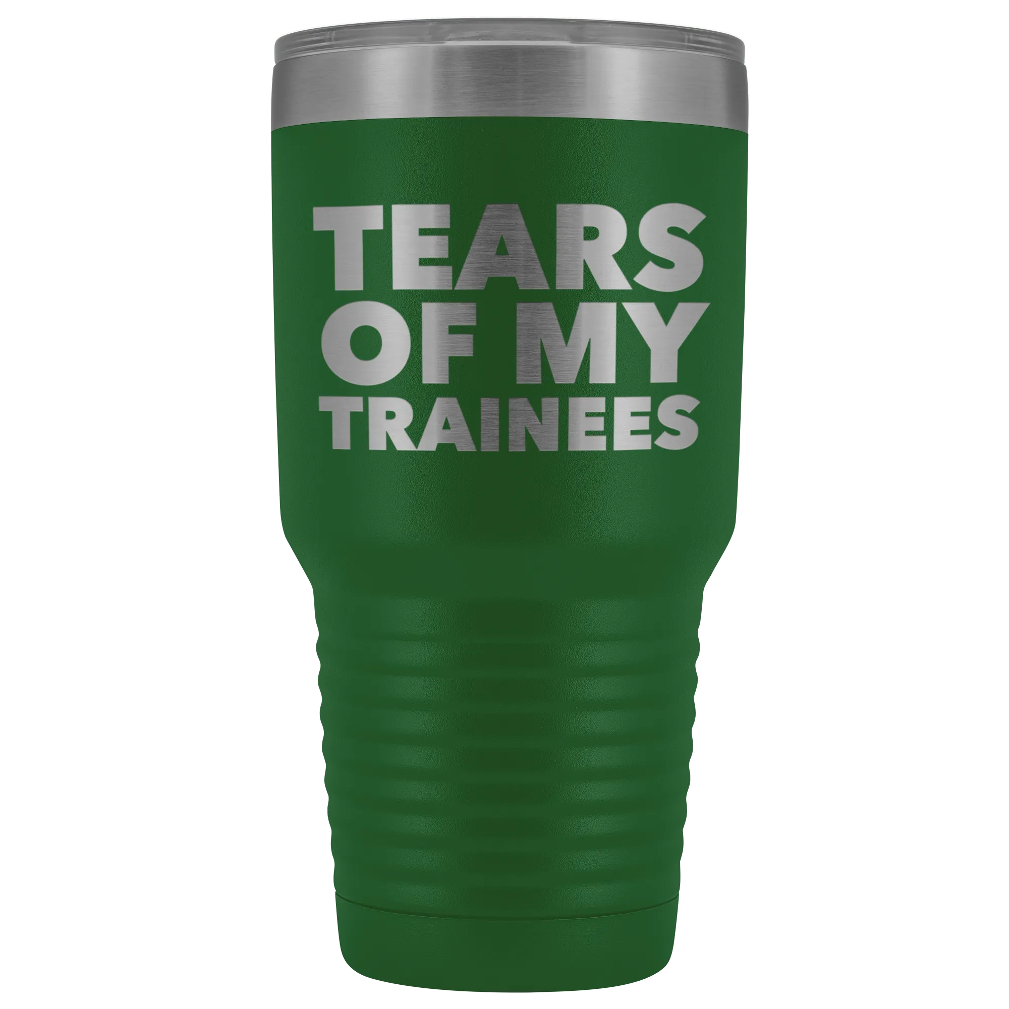 Best Work Trainer Gifts Tears of My Trainees Tumbler Funny Metal Mug Insulated Hot Cold Travel Coffee Cup 30oz BPA Free