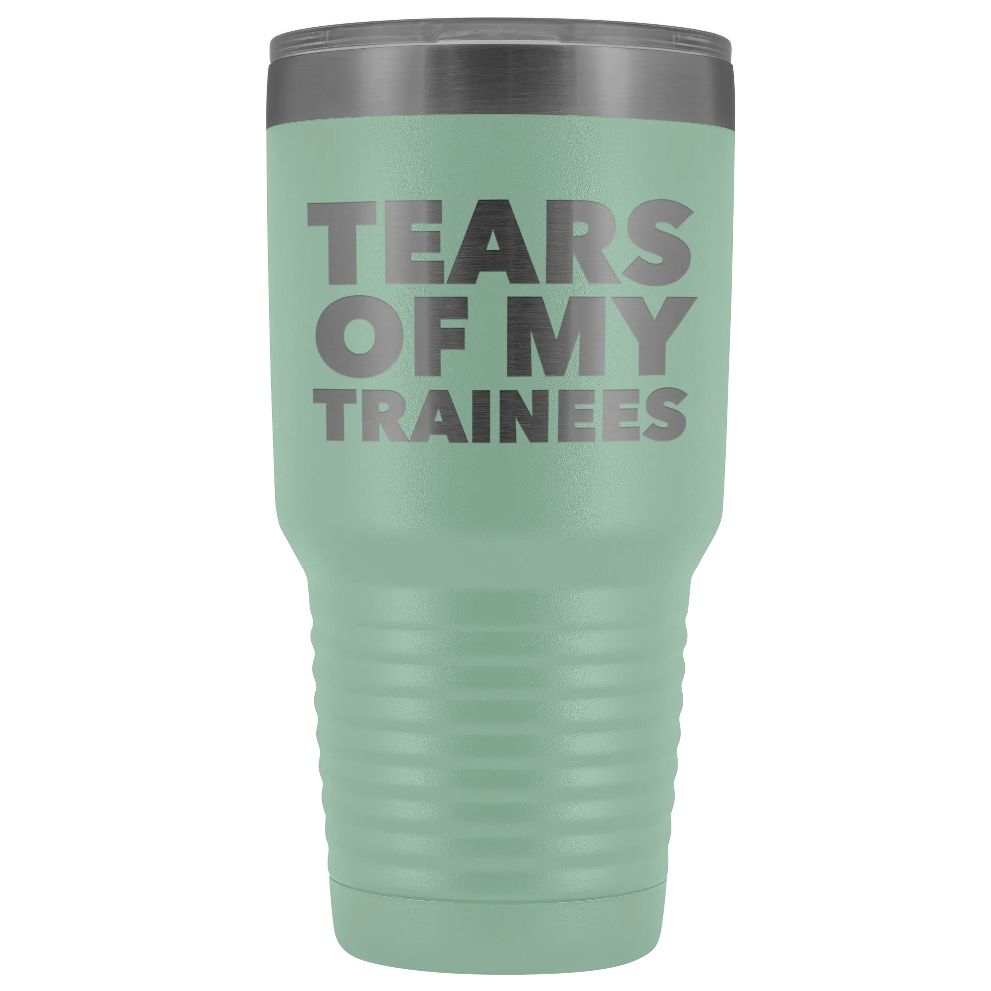 Best Work Trainer Gifts Tears of My Trainees Tumbler Funny Metal Mug Insulated Hot Cold Travel Coffee Cup 30oz BPA Free