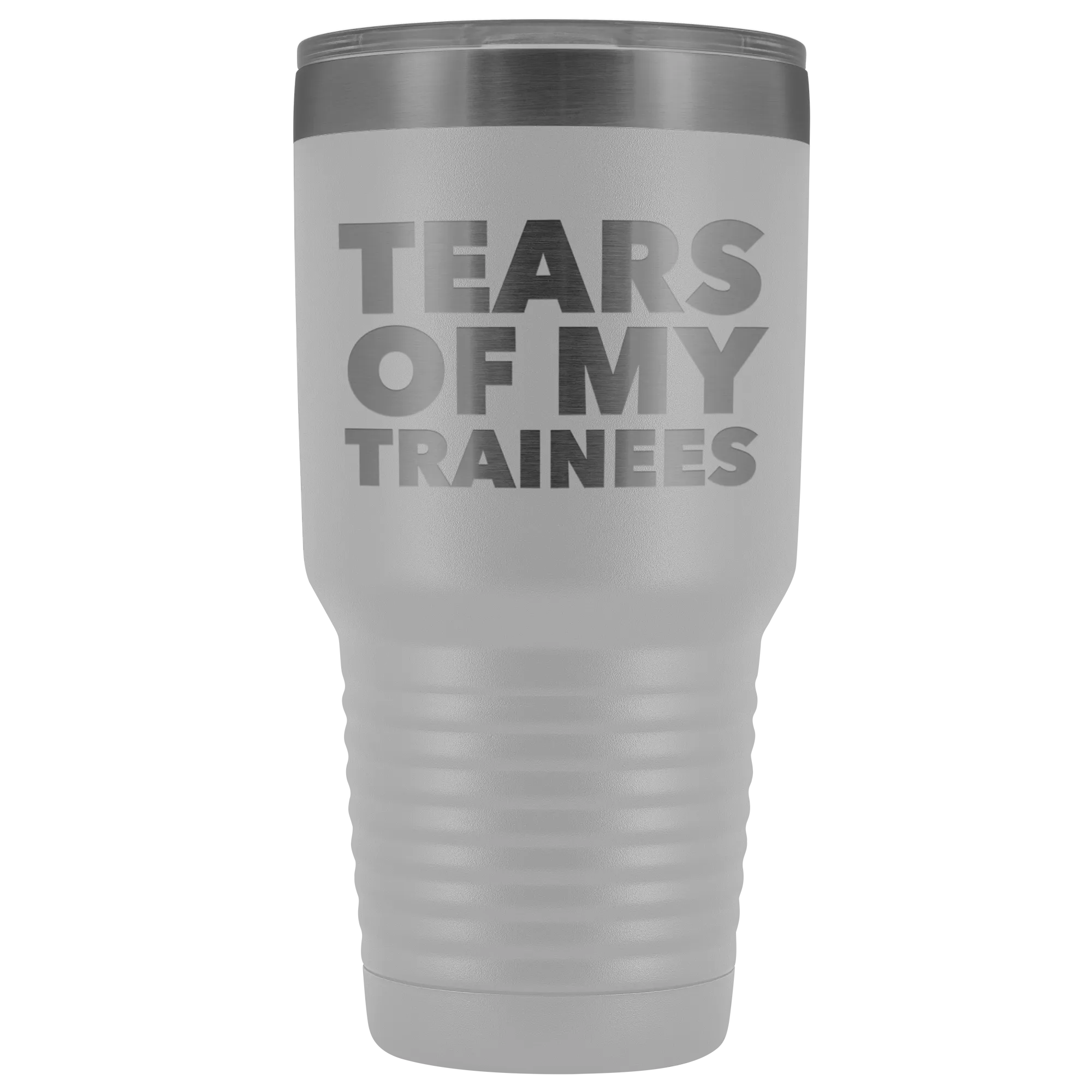 Best Work Trainer Gifts Tears of My Trainees Tumbler Funny Metal Mug Insulated Hot Cold Travel Coffee Cup 30oz BPA Free