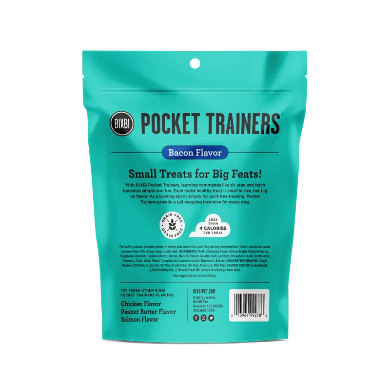 Bixbi Pocket Trainers Bacon Flavor Dog Treats