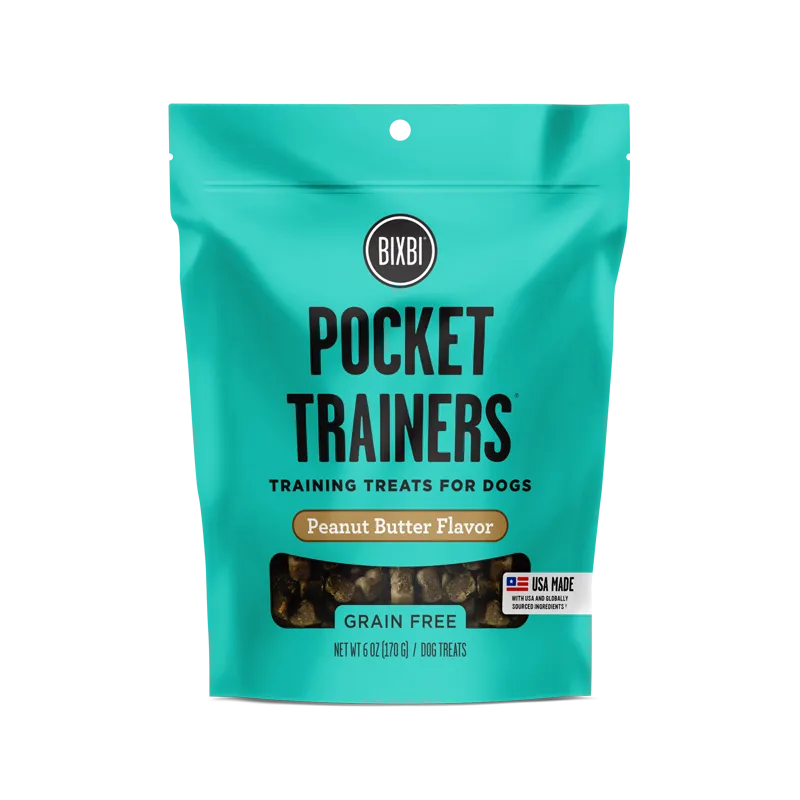 Bixbi Pocket Trainers Peanut Butter Flavor Dog Treats
