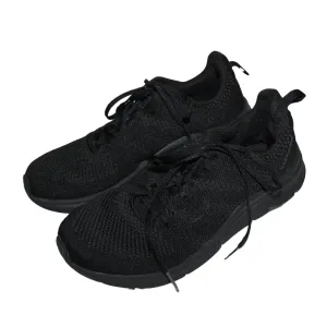 Black Mesh Trainers