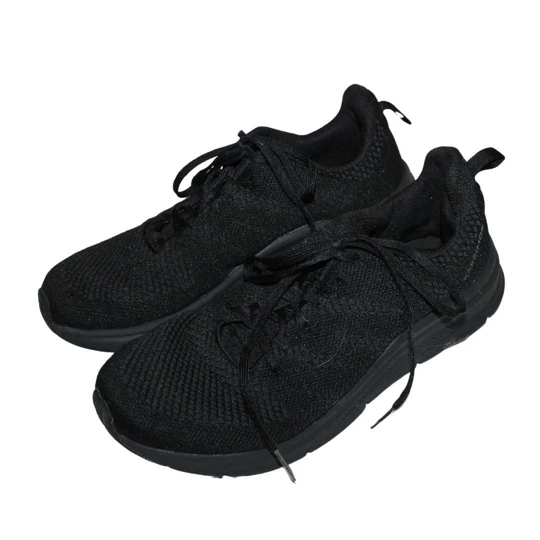 Black Mesh Trainers