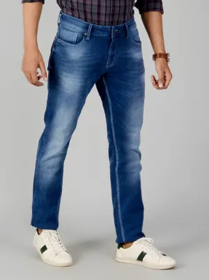 Blue Washed Slim Fit Jeans | JadeBlue
