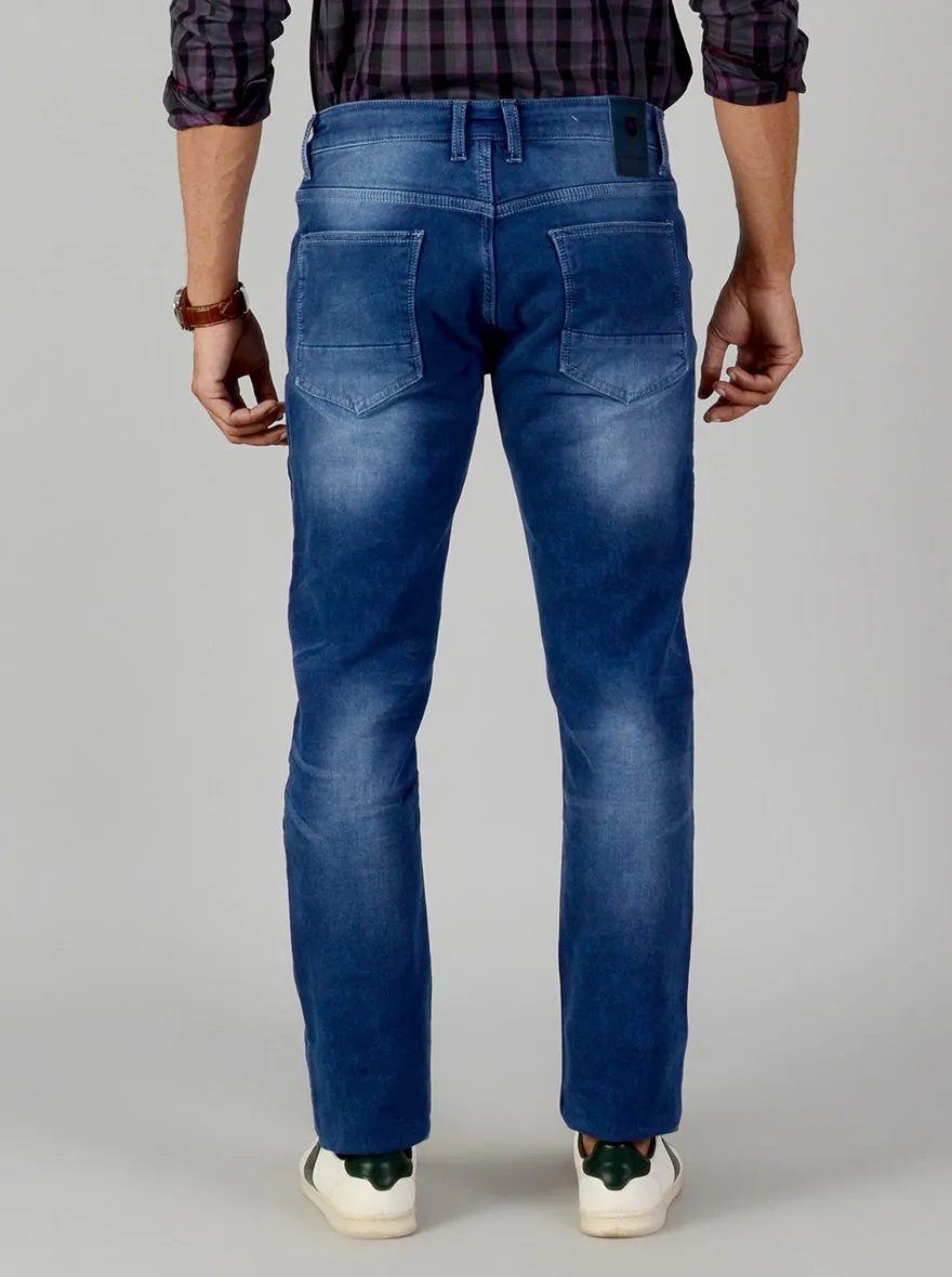 Blue Washed Slim Fit Jeans | JadeBlue