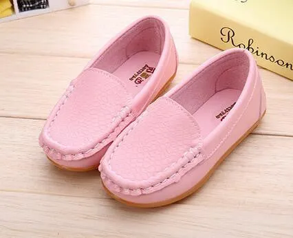 Boys Girls Leather Shoes Baby Moccasins kids Shoes Loafers Sneakers Fashion Children Shoes For soft bottom Boys X189