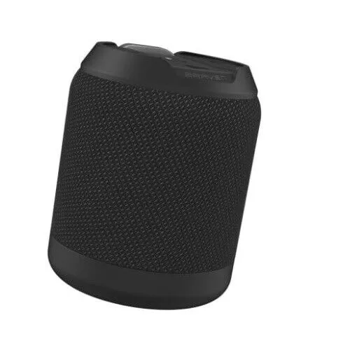 Braven BRV Rugged Mini Wireless Blue Portable Bluetooth Speaker-12 Hour Playtime- Black