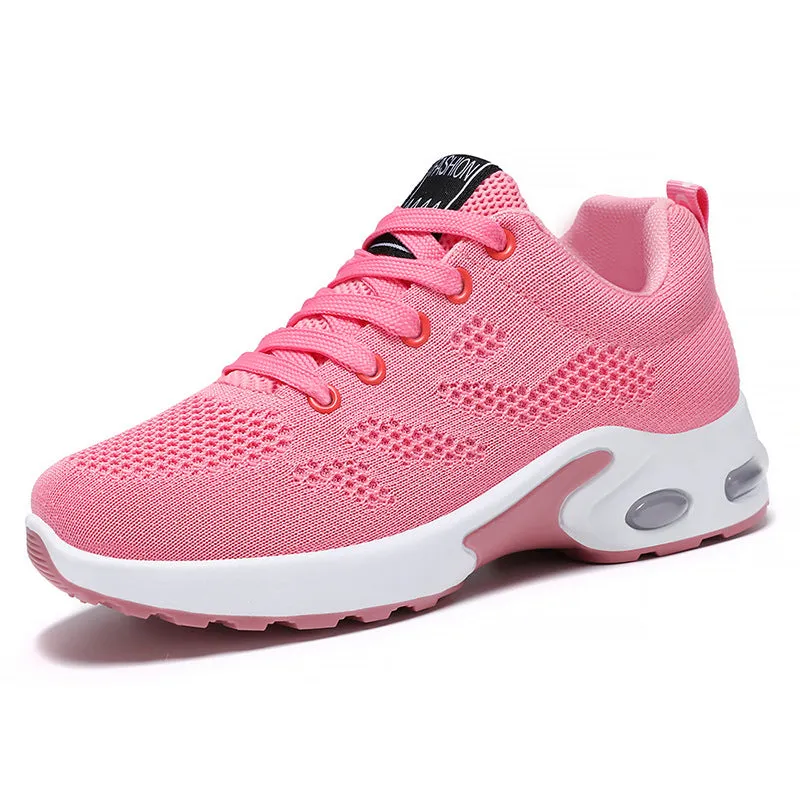 Breathable Mesh Lace Up Athletic