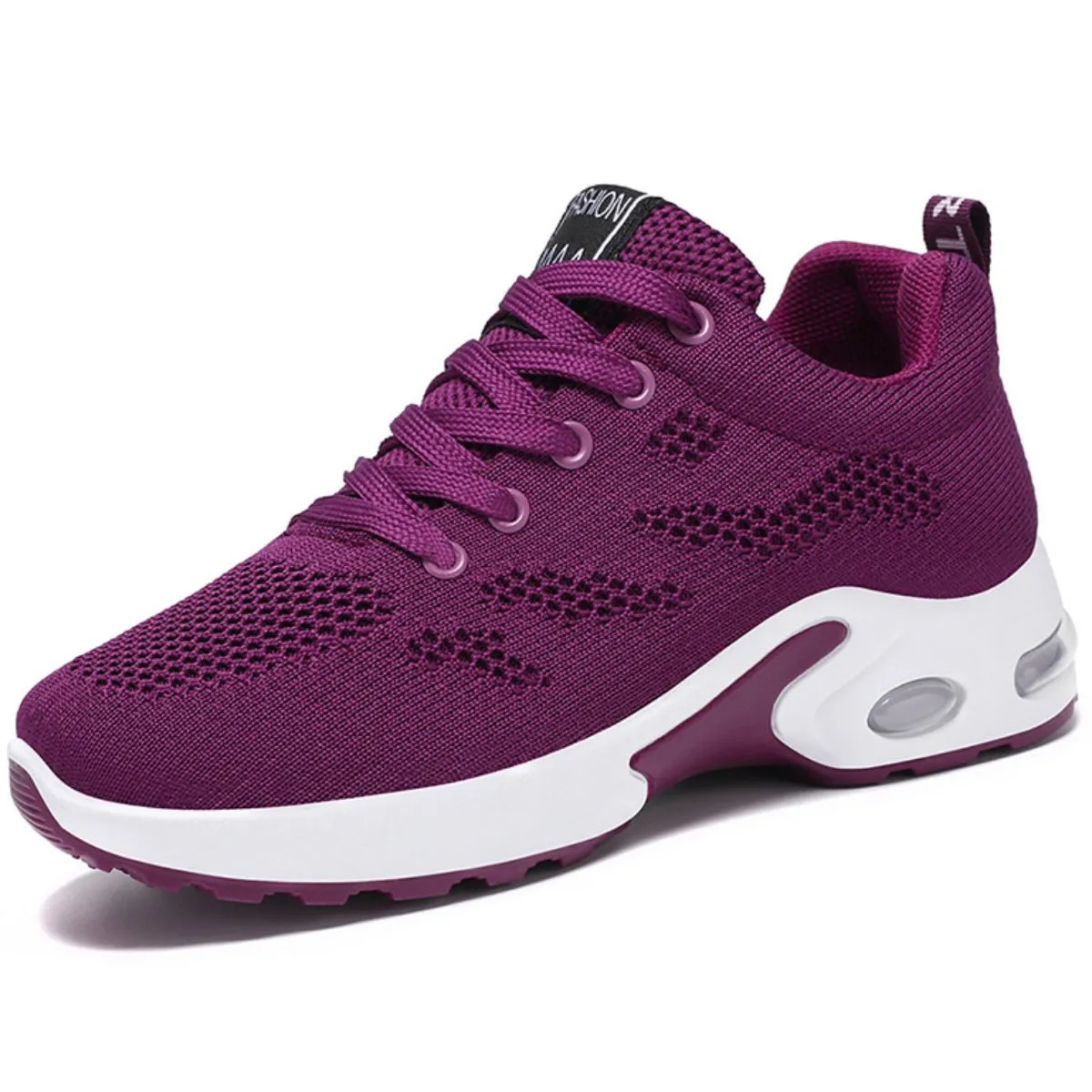 Breathable Mesh Lace Up Athletic