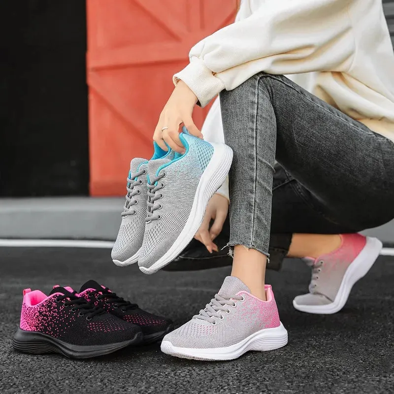 Breathable Mesh Round Toe Athletic