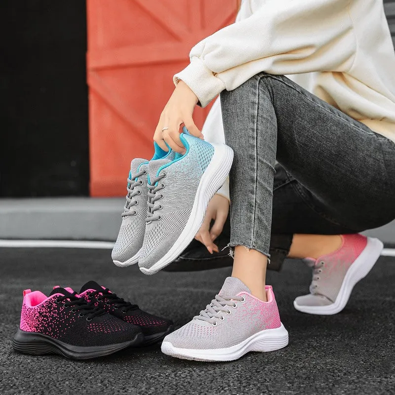 Breathable Mesh Round Toe Athletic