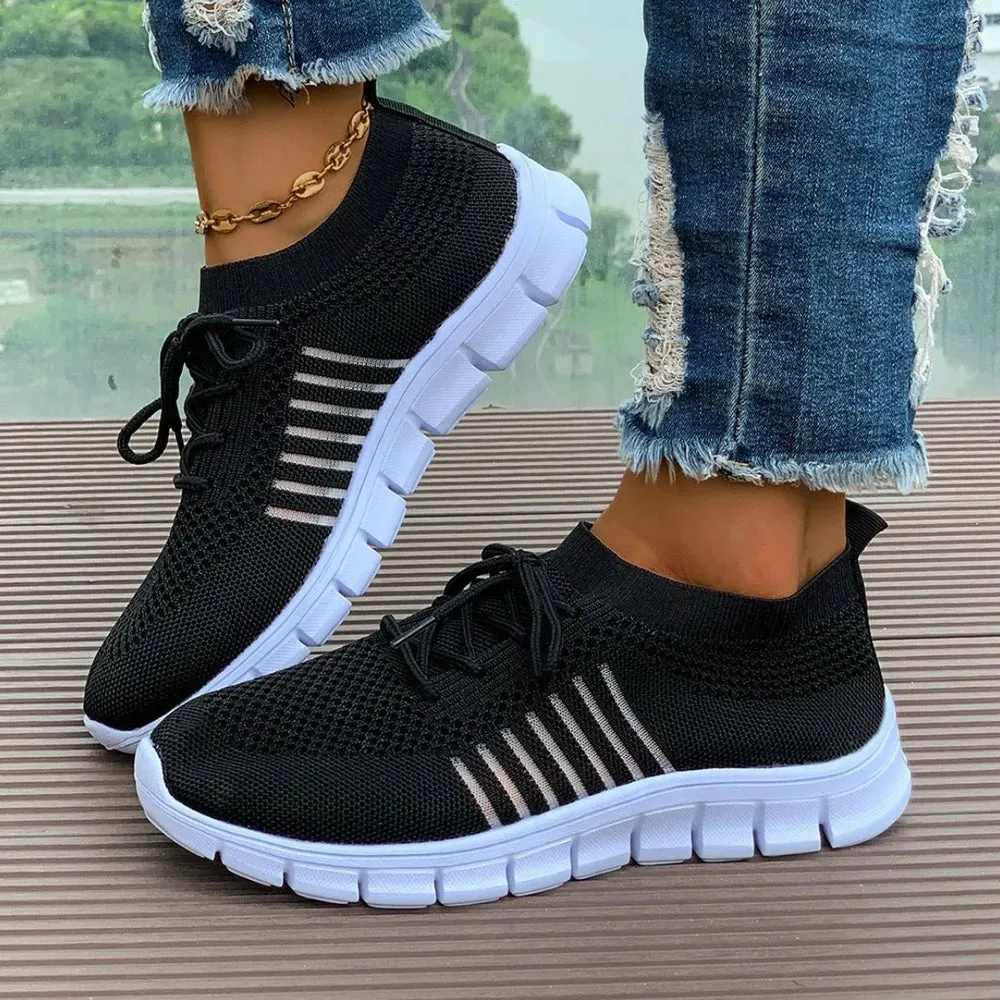 Breathable Mesh Round Toe Athletic