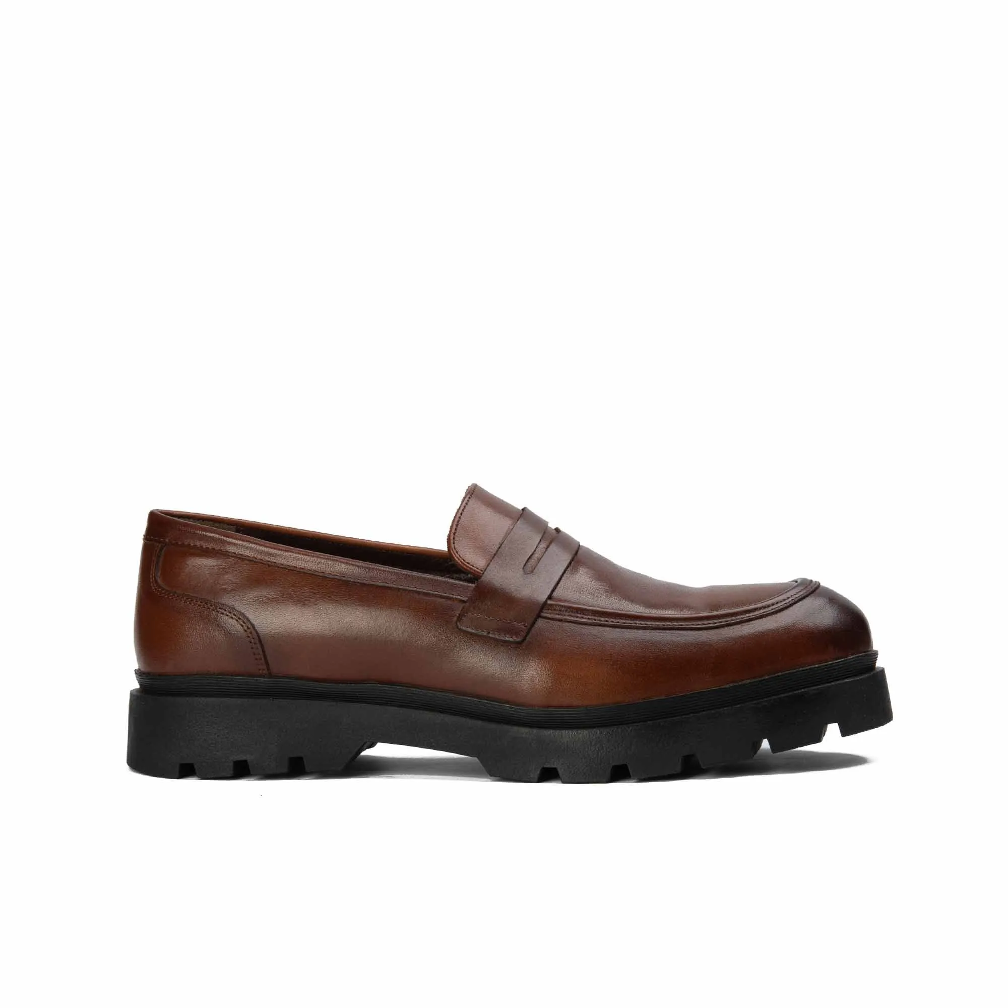 BRIO Genuine Leather Chunky Loafer– HAVAN