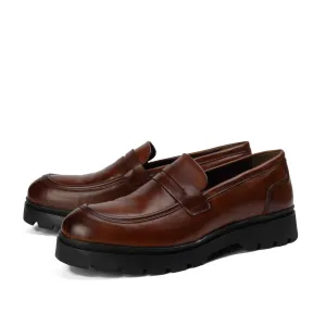 BRIO Genuine Leather Chunky Loafer– HAVAN