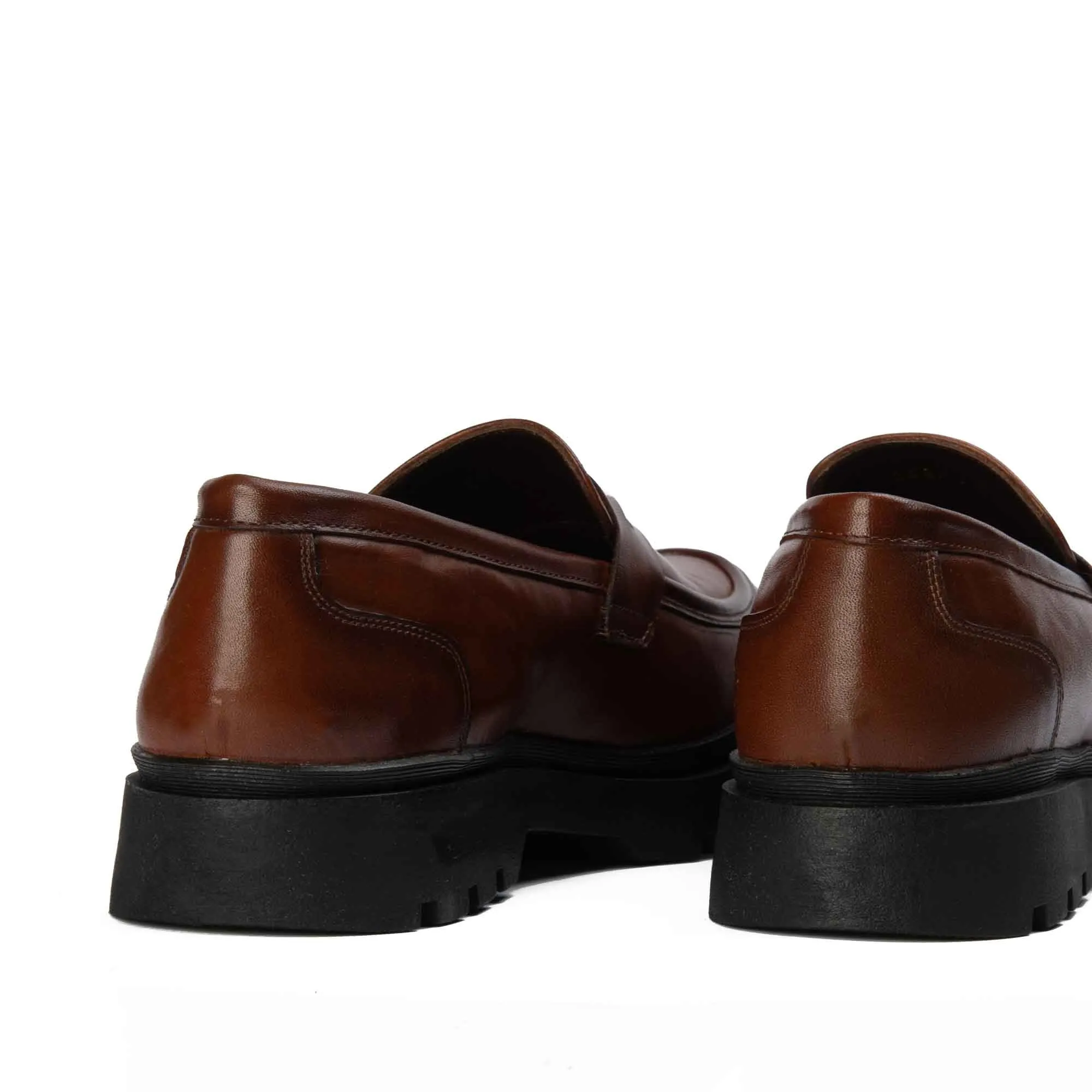 BRIO Genuine Leather Chunky Loafer– HAVAN