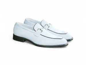 Burnished Calfskin Horsebit Loafer