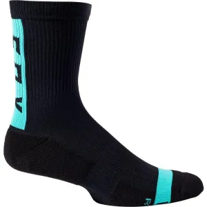Calcetines Bicicleta Mujer Ranger 6 Negro/Turquesa Fox Racing