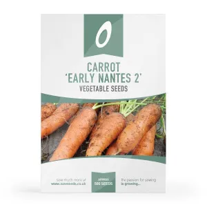 Carrot Early Nantes 2 Seeds