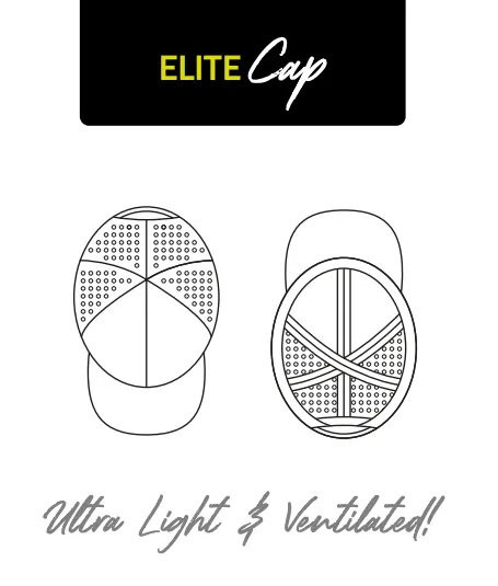 Casquette légère & ventilée ELITE Bleue